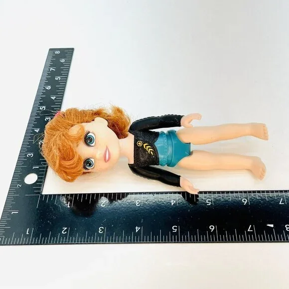 Disney Frozen 2 Petite Adventure Anna Doll  Rare Dress Costume Jakks Pacific Toy - Picture 3 of 11